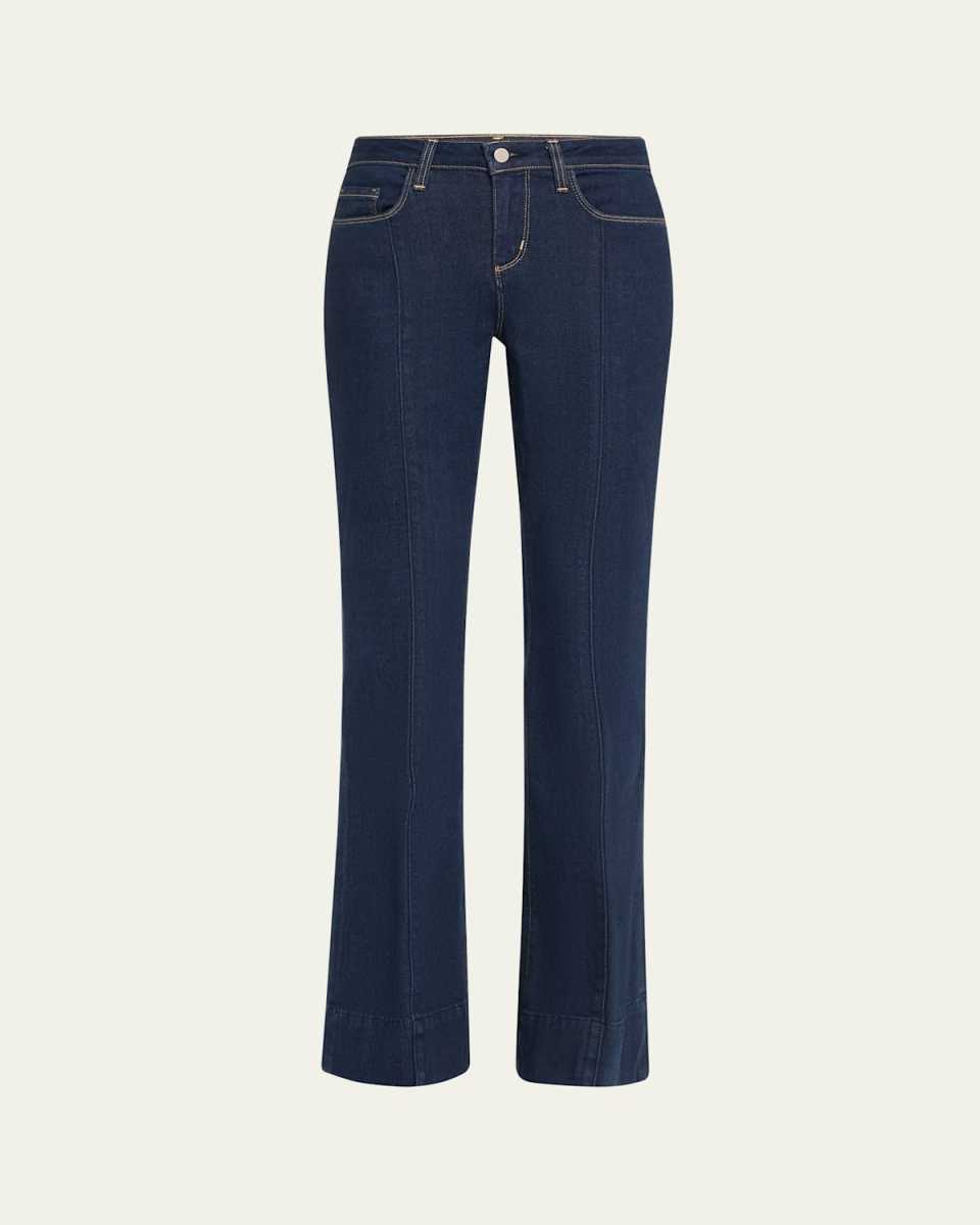 Lenora Seamed Flare Jeans